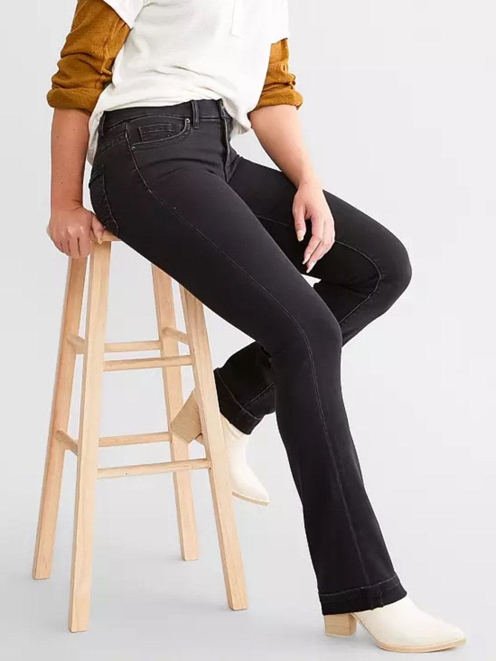 Buckle BKE Payton Straight Stretch Jeans Black Women’s Size 29 x 34